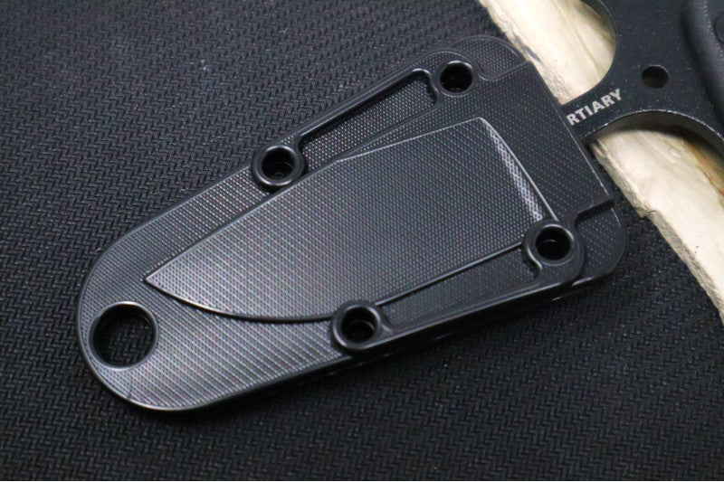 Esee Knives  - Black G-10 Handle / 1095 Steel / Black Powdered Coating Finish ESEE-TERTIARY