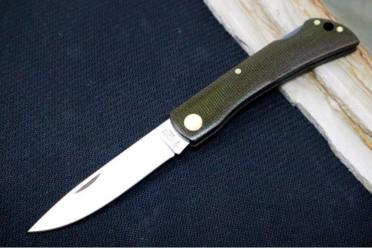 Boker Rangebuster Knife | Green Micarta Handle | Drop Point Blade | Northwest Knives