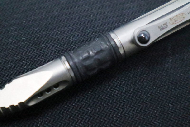 Microtech Kyroh Mini Pen - Bead Blasted Titanium w/ Tritium Insert 403M-TI-BBTRI