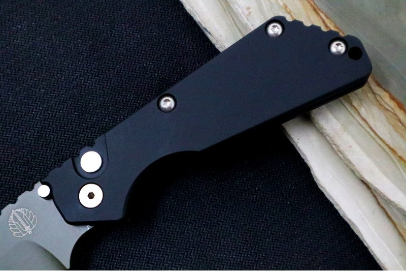 Pro Tech Strider SnG NWK Exclusive - OD Green Cerakoted Blade / 154CM / Black Aluminum Handle / Black DLC Titanium Clip - Northwest Knives