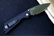 Pro Tech Strider SnG NWK Exclusive - OD Green Cerakoted Blade / 154CM / Black Aluminum Handle / Black DLC Titanium Clip - Northwest Knives