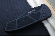 Pro Tech SBR Auto - Black Textured (Knurled) Aluminum Handle / Black Blade LG407 - Northwest Knives