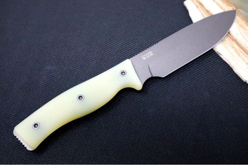 SURVIVE! GSO Bushcraft 5.1 - Jade G-10 Handle / 3V Blade / Tungsten Co –  Northwest Knives