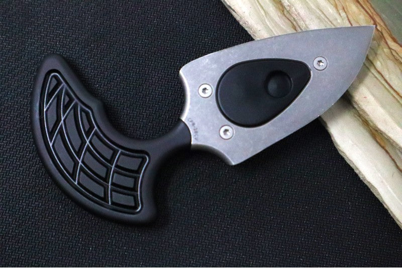 Heretic Knives Sleight Fixed Blade - Dagger Blade / CPM-20CV Steel / Stonewash Finish H050-2A - Northwest Knives