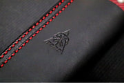 Tops Camp Creek Fire Edition - CPM-S35VN Steel / Red G10 Handle / Black Leather Sheath CPCKFE-01 - Northwest Knives