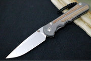 Chris Reeve Knives Large Inkosi - Drop Point Blade / CPM-Magnacut Steel / Titanium Handle with Natural Micarta Inlay LIN-1014 - Northwest Knives