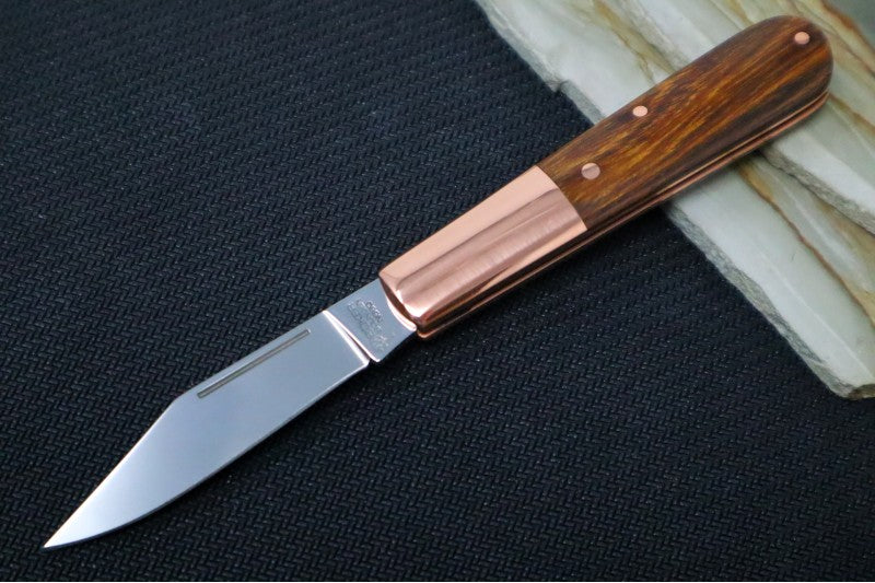 Boker Barlow Integral - Ironwood Handle & Copper Bolsters 110045