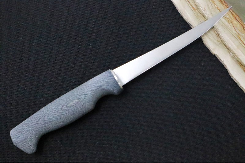 White River 6" Fillet - Black Micarta Handle - Northwest Knives