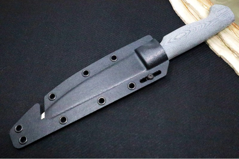 White River 6" Fillet - Black Micarta Handle