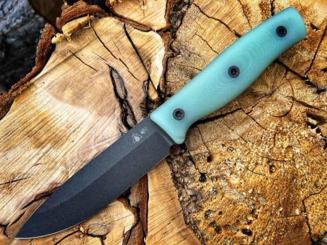 SURVIVE! GSO Bushcraft 5.1 - Jade G-10 Handle / 3V Blade / Tungsten Co –  Northwest Knives