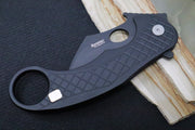 Lionsteel L.E. One - Karambit Blade / CPM-Magnacut Steel / Chemical Black Finish / Black Anodized Aluminum Handle LE1-A-BB - Northwest Knives