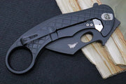 Lionsteel L.E. One - Karambit Blade / CPM-Magnacut Steel / Chemical Black Finish / Black Anodized Aluminum Handle LE1-A-BB - Northwest Knives