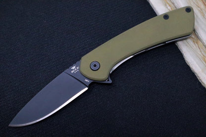Buck 040 Onset Flipper - Drop Point Blade / CPM-S45VN Steel / OD Green G-10 Handle 13425