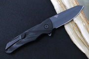 Buck 843 Sprint Ops Flipper - Reverse Tanto Blade / CPM-S30V Steel / Black Canvas Micarta Handle 13438 - Northwest Knives