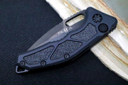Heretic Knives Medusa Auto - Tanto DLC Blade / Black Anodized Aluminum Handle / Black Grip-Tape Inlays H011-6A-T - Northwest Knives