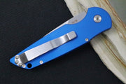 Pro Tech Tactical Response 3 Auto LEFT HANDED -Blue Handle -Stonewash Blade TR-3-L1-BLUE - Northwest Knives