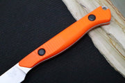 Benchmade 15700 Flyway - Straight Back Blade / CPM-154 Steel / Orange G10 Handle Scales / Boltaron Sheath - Northwest Knives