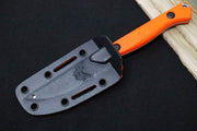 Benchmade 15700 Flyway - Straight Back Blade / CPM-154 Steel / Orange G10 Handle Scales / Boltaron Sheath - Northwest Knives