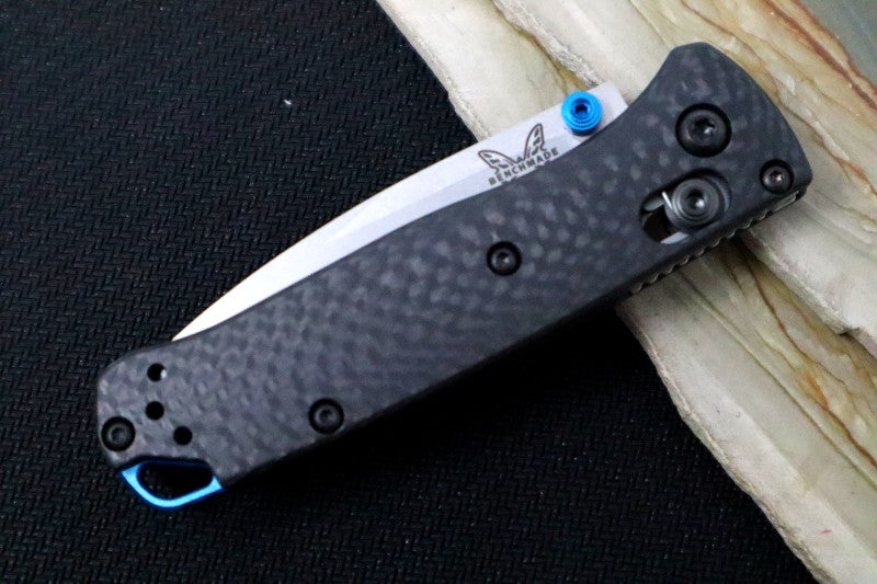 Benchmade 533-3 Mini Bugout - Carbon Fiber Handle / CPM-S90V Steel / Satin Drop Point Blade