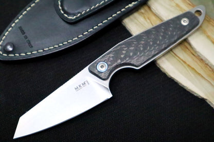 Maniago Knife Makers Makro 2 Fixed Blade - Sheepsfoot Blade / M390 Steel / Carbon Fiber Handle