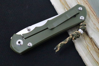 Chris Reeve Knives Large Inkosi NWK Exclusive - Insingo Blade / CPM-S45VN / OD Green Cerakote Handle / Camo Lanyard with Bead LIN-1138