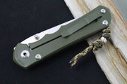 Chris Reeve Knives Large Inkosi NWK Exclusive - Insingo Blade / CPM-Magnacut / OD Green Cerakote Handle / Camo Lanyard with Bead LIN-1138 - Northwest Knives