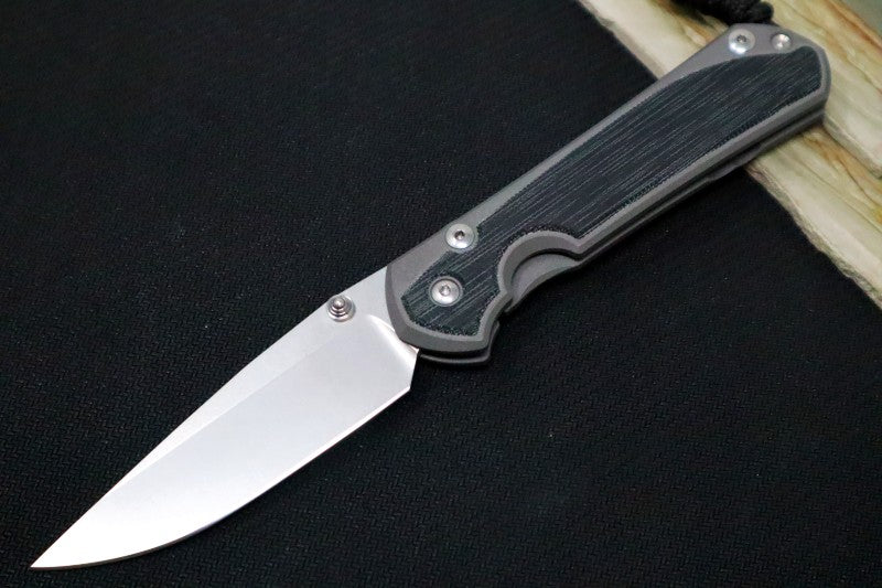 Chris Reeve Large Sebenza 31 - CPM-Magnacut Drop Point Blade / Black Micarta Inlay L31-1200