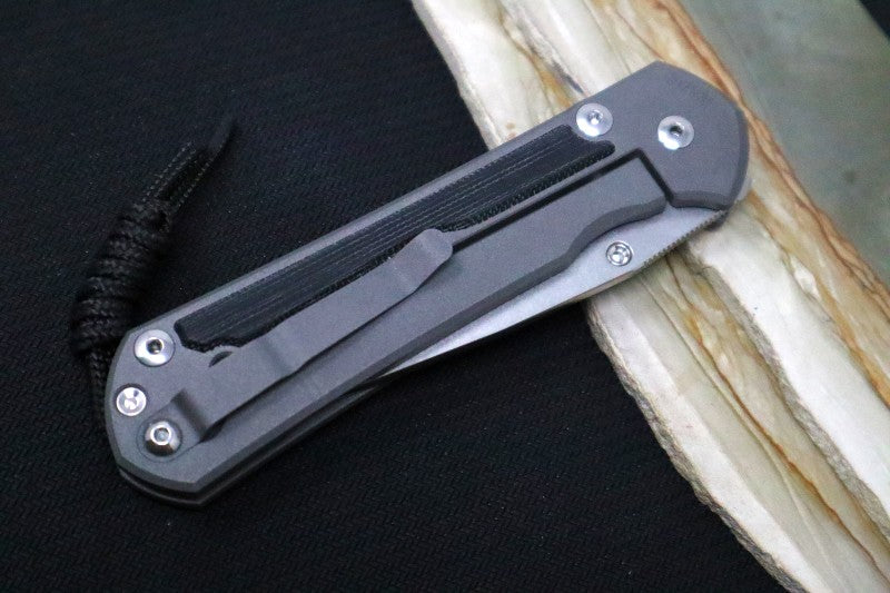 Chris Reeve Large Sebenza 31 - CPM-Magnacut Drop Point Blade / Black Micarta Inlay L31-1200