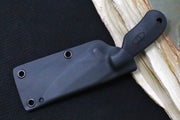 Spyderco Subway - Black FRN (Reinforced Fiberglass Nylon) Handle / Black Bowie Blade / LC200N Stainless Steel FB48PBBK - Northwest Knives