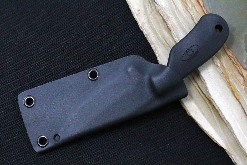 Spyderco Subway - Black FRN (Reinforced Fiberglass Nylon) Handle / Black Bowie Blade / LC200N Stainless Steel FB48PBBK