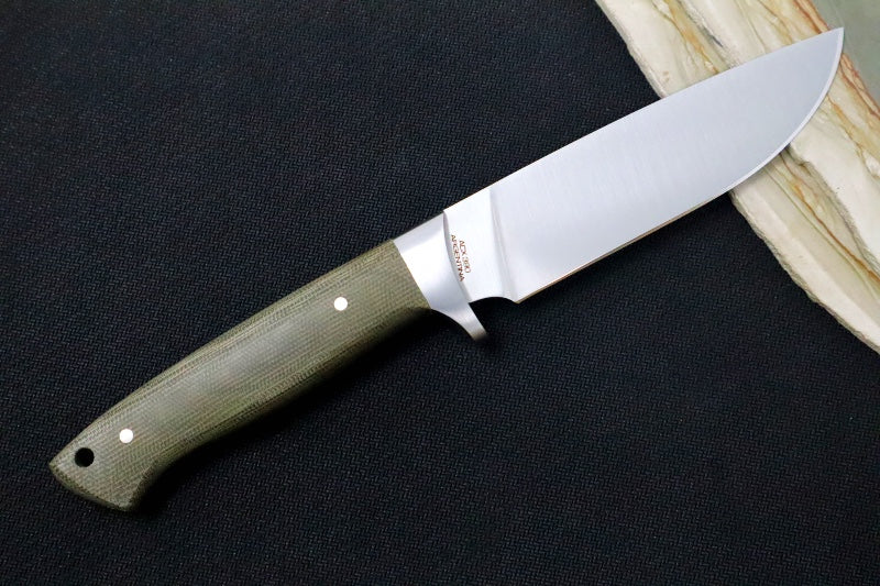 Boker Arbolito Hunter Fixed Blade - Green Micarta Handle 02BA351M
