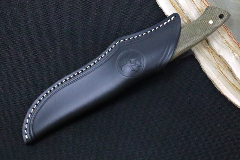 Boker Arbolito Hunter Fixed Blade - Green Micarta Handle 02BA351M