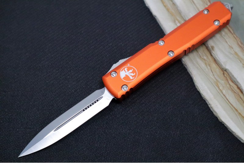 Microtech Ultratech OTF - Double Edge / Satin Blade / Orange Handle 122-4OR