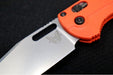 Benchmade 15535 Taggedout Manual Folder - CPM-154 Steel / Clip Point Blade / Orange Grivory Handle - Northwest Knives