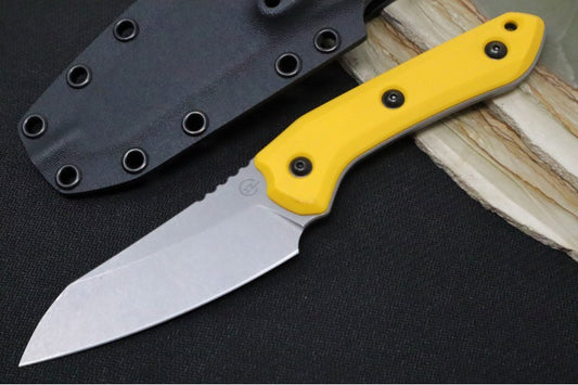 Schwarz Overland | Yellow G-10 Handle | Magnacut Blade | Northwest Knives