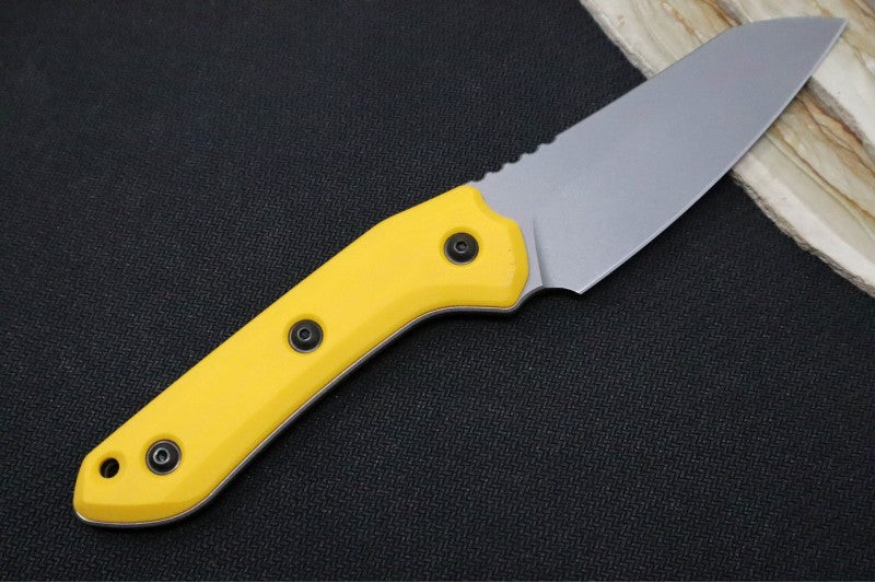 Yellow Handle For Schwarz Overland | Magnacut Blade | Northwest Knives