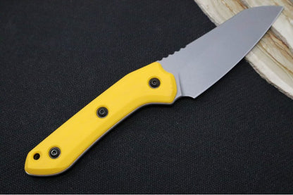 Yellow Handle For Schwarz Overland | Magnacut Blade | Northwest Knives