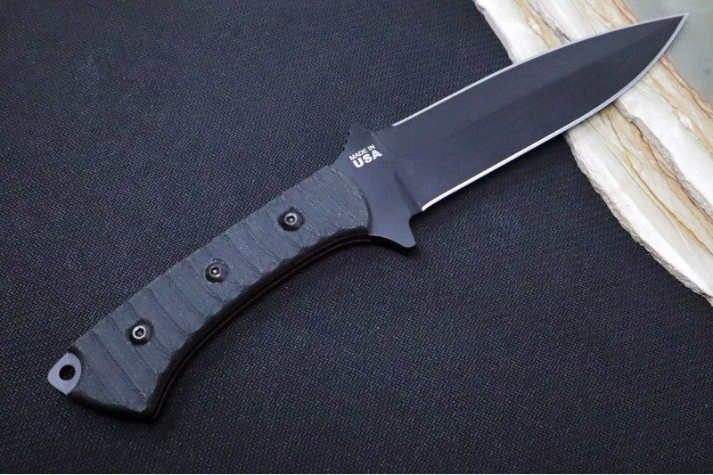 Tops Szabo Express Top Edge Sharp - 1095 Steel / Black Canvas Micarta Handle / Kydex Sheath SZEX-02