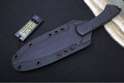 Tops Szabo Express Top Edge Sharp - 1095 Steel / Black Canvas Micarta Handle / Kydex Sheath SZEX-02 - Northwest Knives