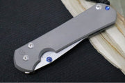 Chris Reeve Knives Large Sebenza 31 - Drop Point Blade / CPM-Magnacut Steel / Plain Titanium Handle L31-1000 - Northwest Knives
