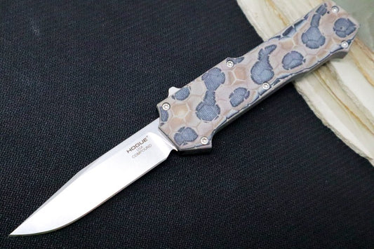 Hogue Knives Compound OTF - Dark Earth G-Mascus G-10 Handle / CPM-S30V Blade 34037