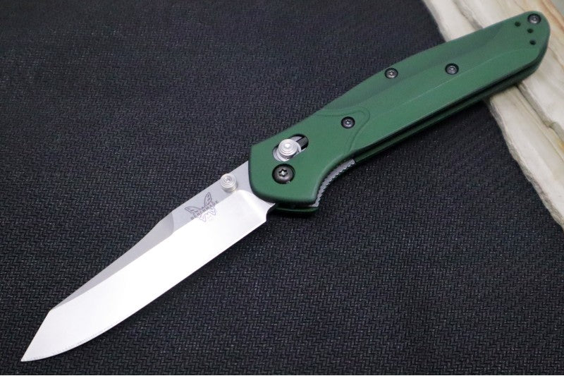 Benchmade 940 Osborne - Satin Blade / Green Handle
