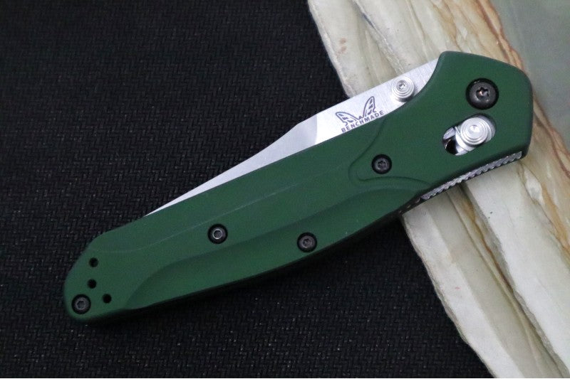 Benchmade 940 Osborne - Satin Blade / Green Handle - Northwest Knives