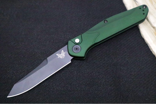 Benchmade 9400BK Osborne Auto With Black Blade & Green Handle | Northwest Knives