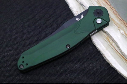 Green Colored Handle Knife With Stainless Liners | Benchmade 9400bk |  Automatic Opening Knife | Northwest Knives