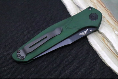 Automatic Opening Benchmade 9400bk Knife | Black Blade & Green Handle | Northwest Knives