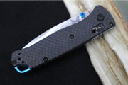 Black Carbon Fiber Handle With Partial Stainless Liners | Benchmade 535-3 Knife | Northwest Knives