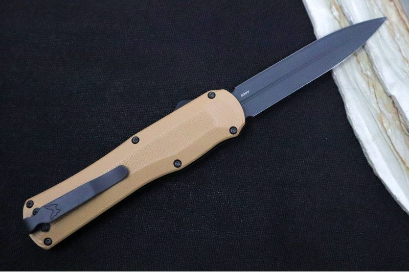 Tan G-10 Handle Knife | Benchmade OTF | Northwest Knives