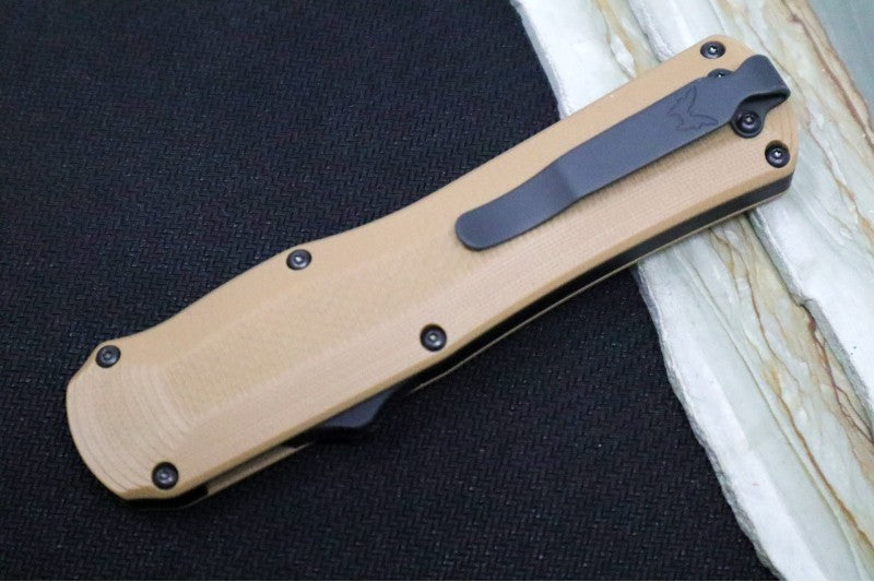 Tan G-10 Handle For Benchmade OTF Knife | Northwest Knives