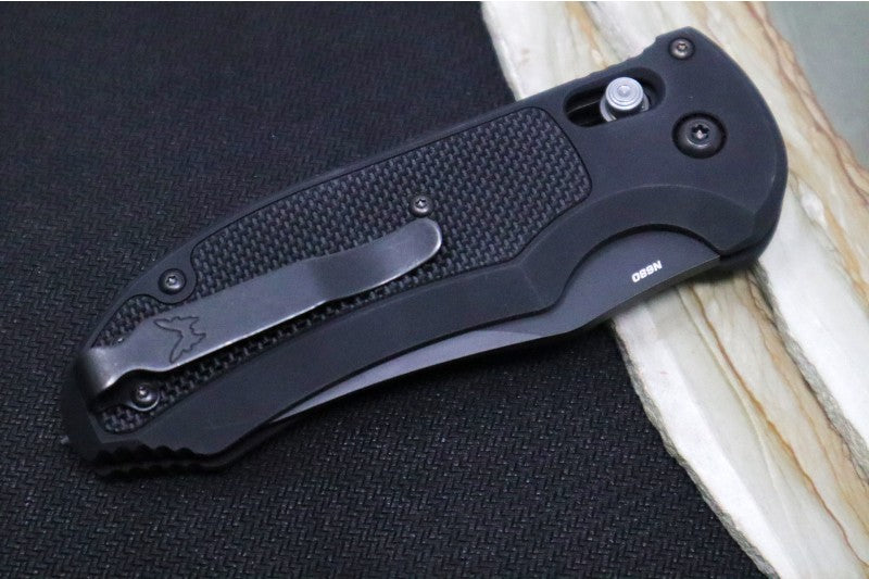Benchmade 9170SBK Auto Triage - Black Partial Serrate - Automatic